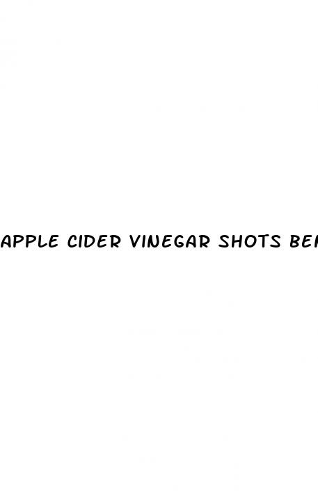 apple cider vinegar shots benefit