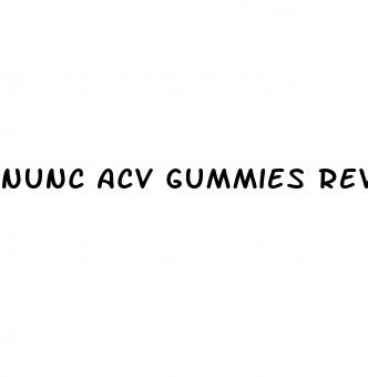 nunc acv gummies review