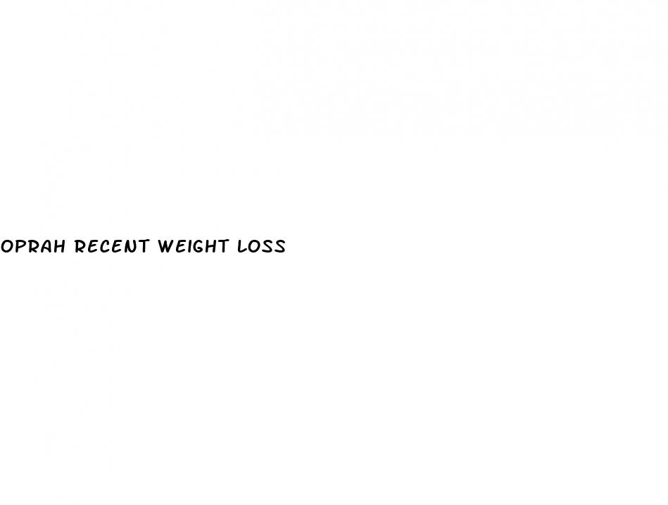 oprah recent weight loss