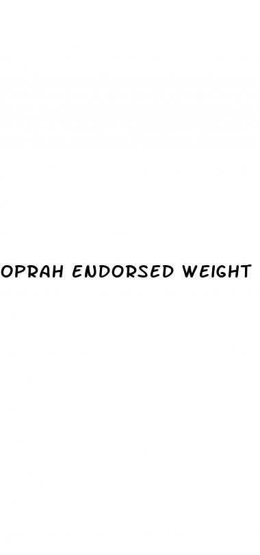 oprah endorsed weight loss products