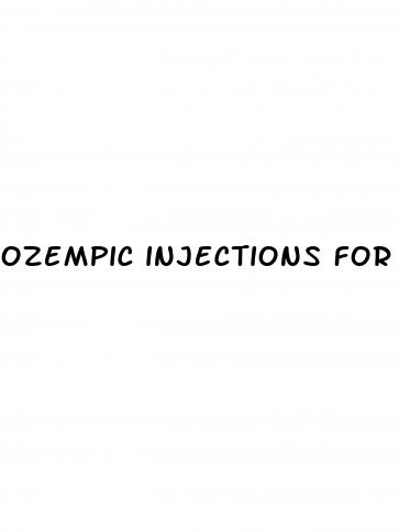 ozempic injections for weight loss