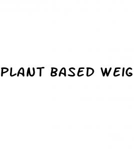 plant based weight loss
