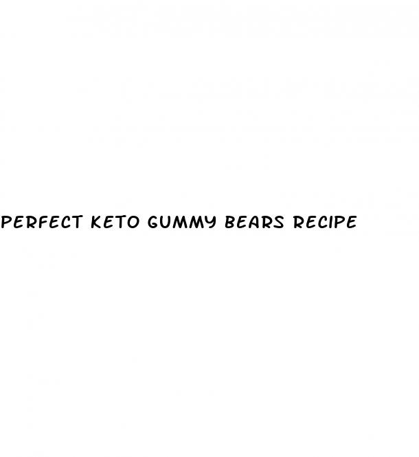 perfect keto gummy bears recipe