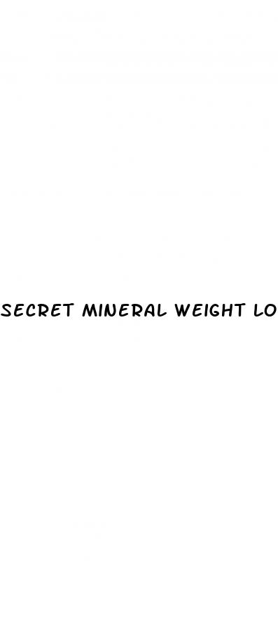 secret mineral weight loss gummies