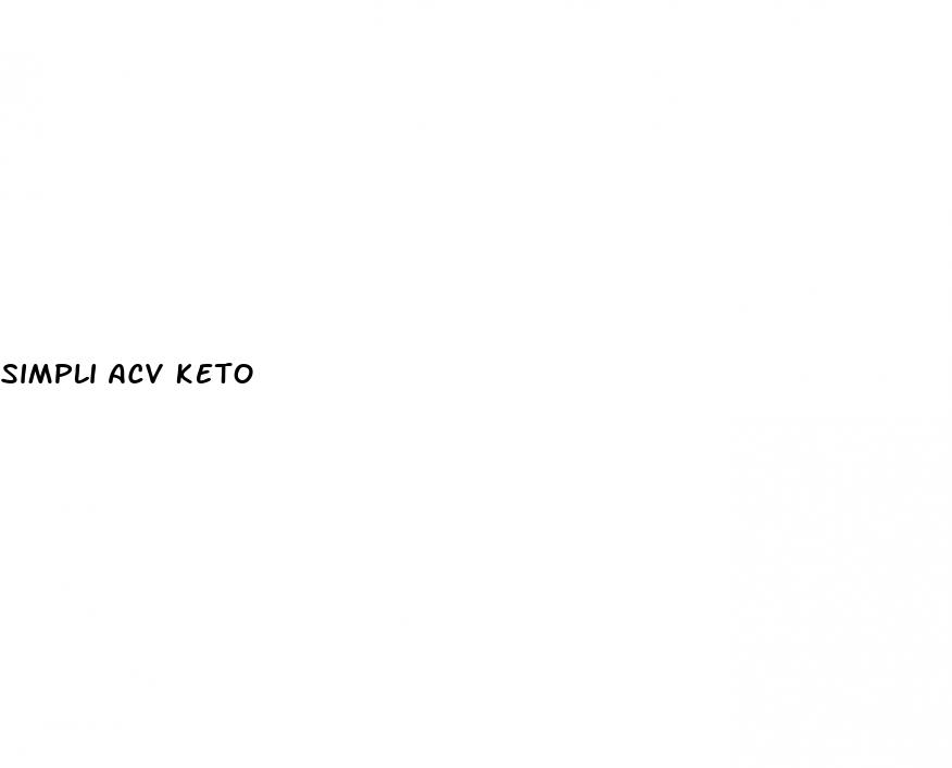 simpli acv keto