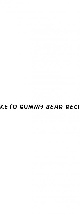 keto gummy bear recipes