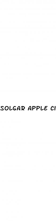 solgar apple cider vinegar gummies