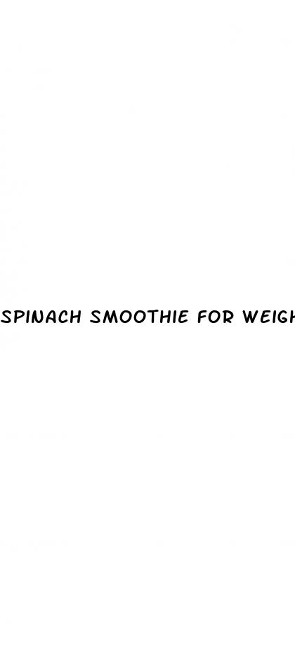 spinach smoothie for weight loss