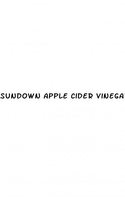 sundown apple cider vinegar gummies