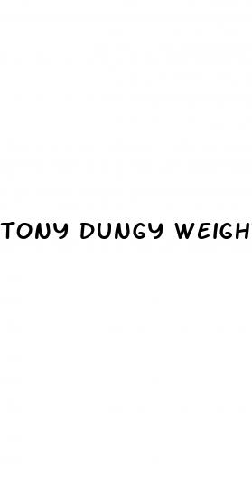 tony dungy weight loss
