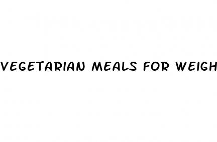 vegetarian meals for weight loss