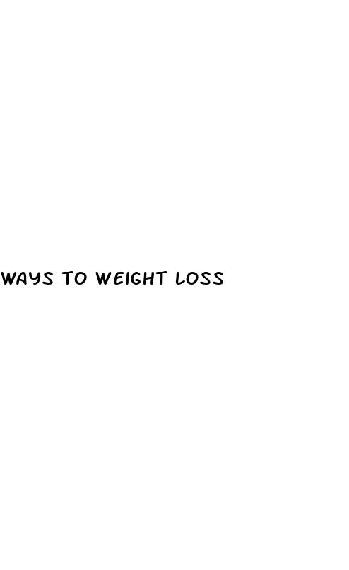 ways to weight loss