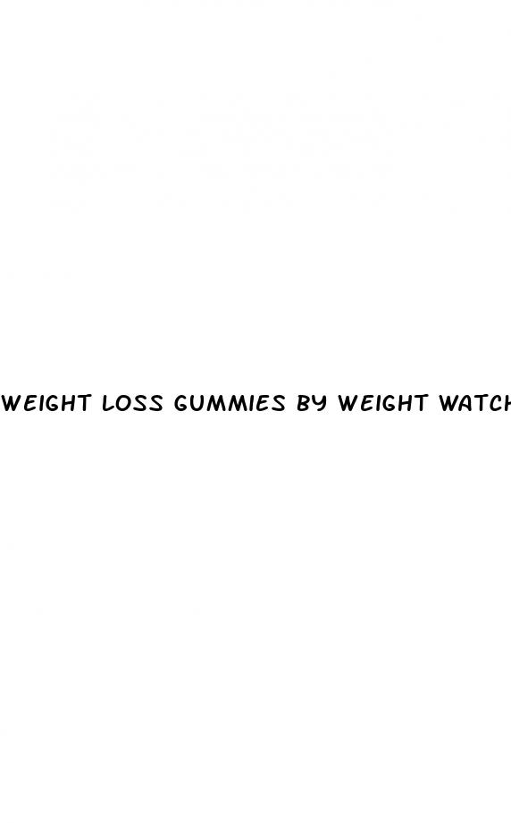 weight loss gummies by weight watchers