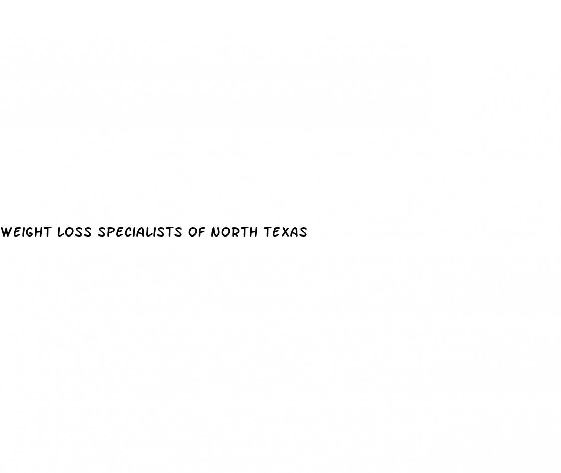 weight loss specialists of north texas