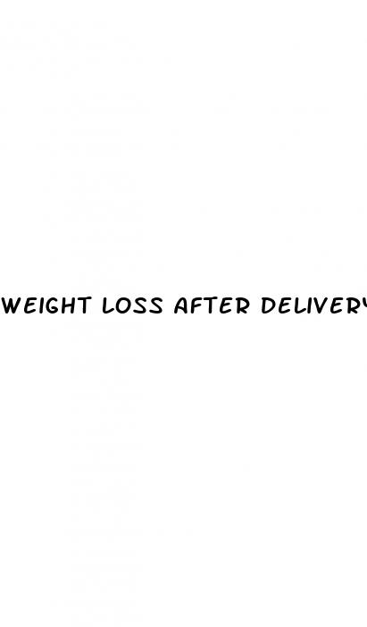 weight loss after delivery