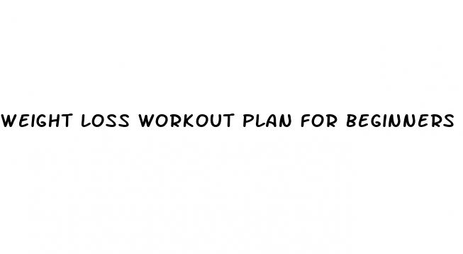 weight loss workout plan for beginners female