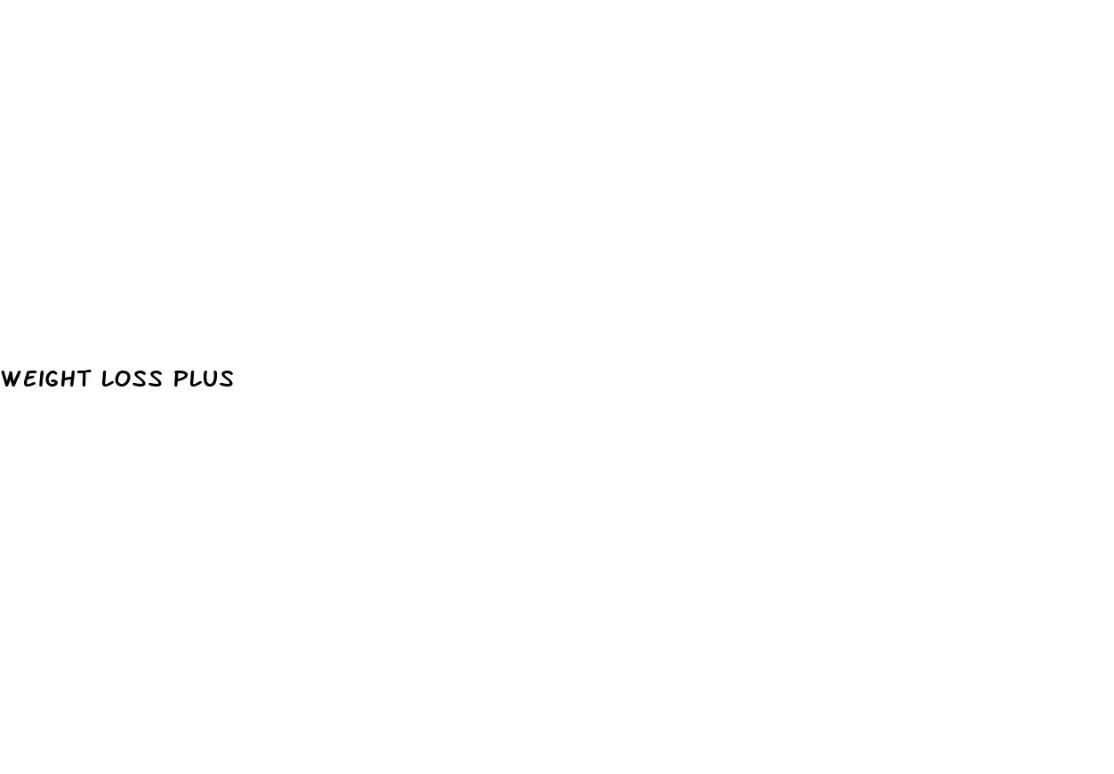 weight loss plus