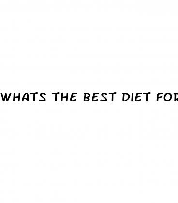 whats the best diet for weight loss