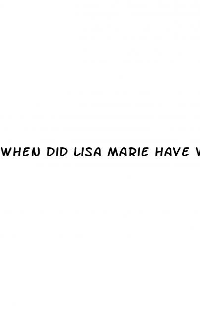 when did lisa marie have weight loss surgery