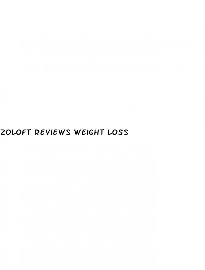 zoloft reviews weight loss