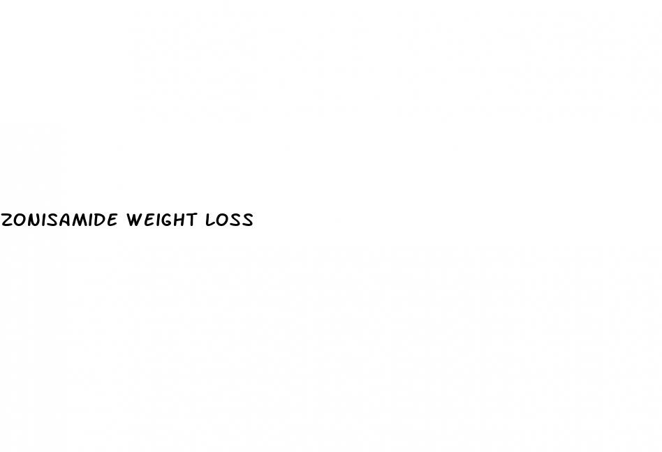 zonisamide weight loss