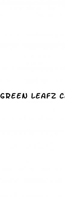 green leafz cbd gummies