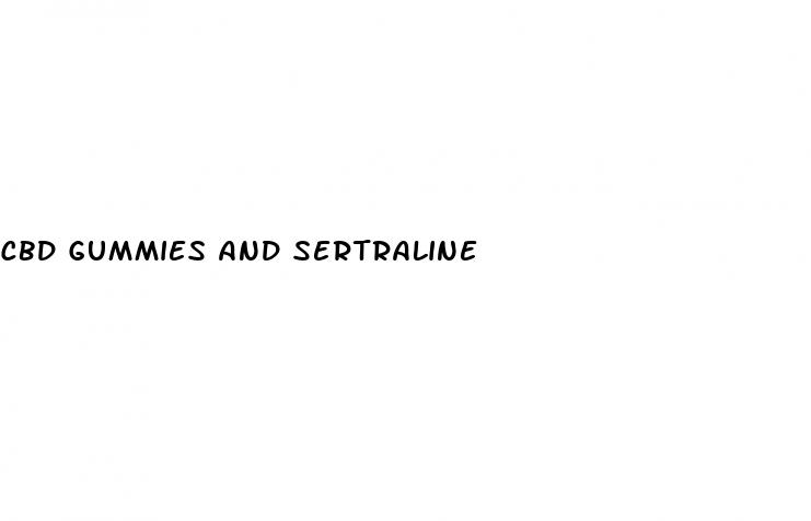 cbd gummies and sertraline