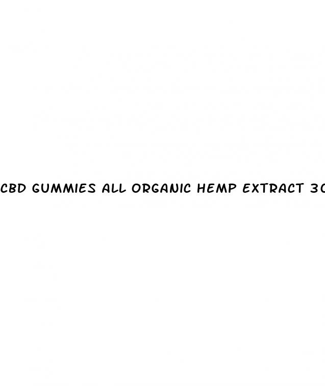 cbd gummies all organic hemp extract 300mg