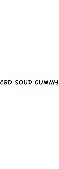 cbd sour gummy bears