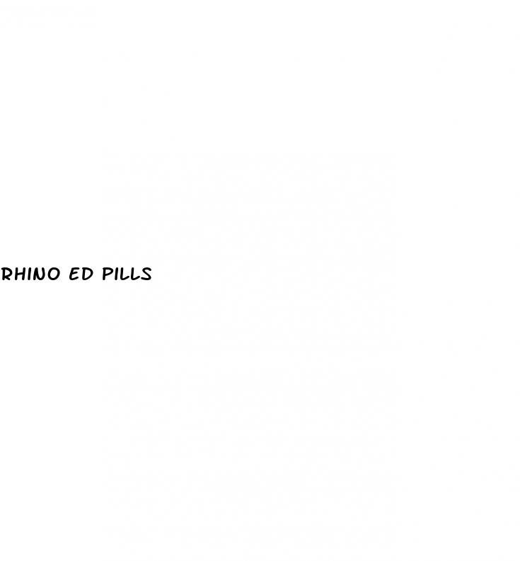 rhino ed pills