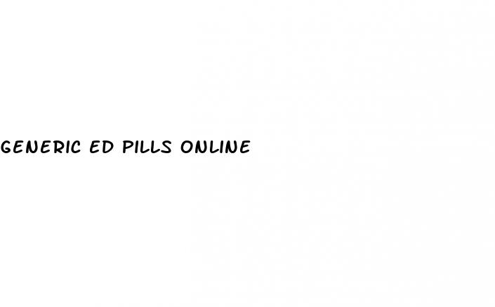 generic ed pills online
