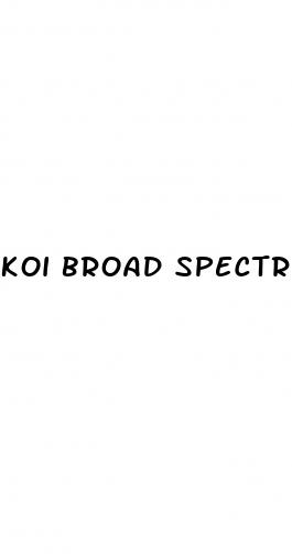 koi broad spectrum cbd gummies