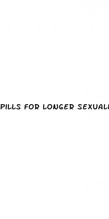 pills for longer sexually active