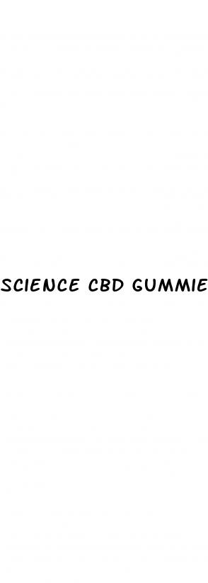 science cbd gummies for sex