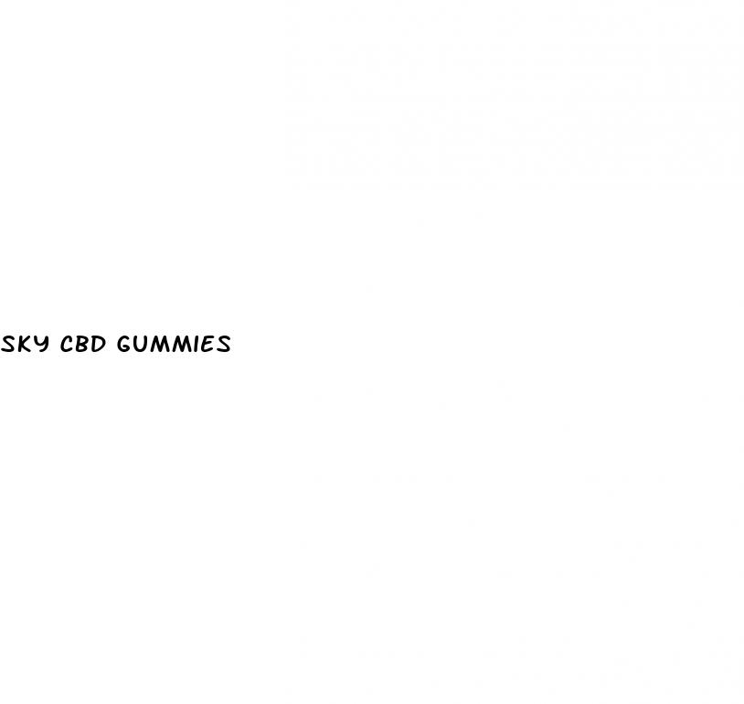 sky cbd gummies
