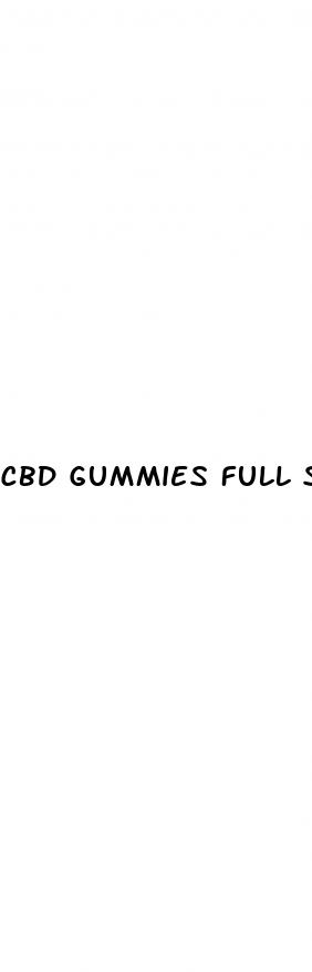 cbd gummies full spectrum hemp extract