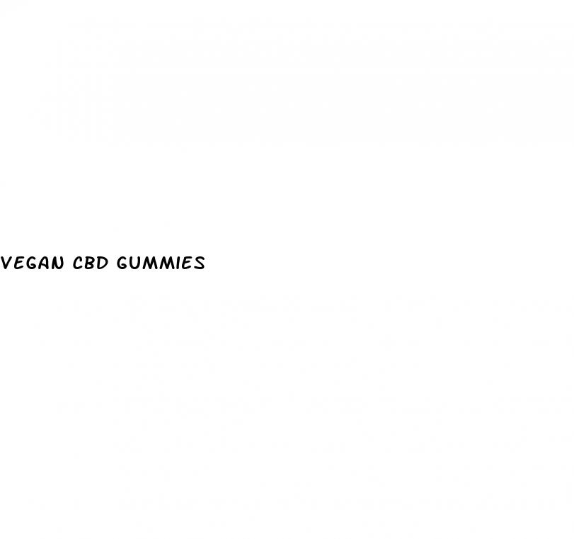 vegan cbd gummies