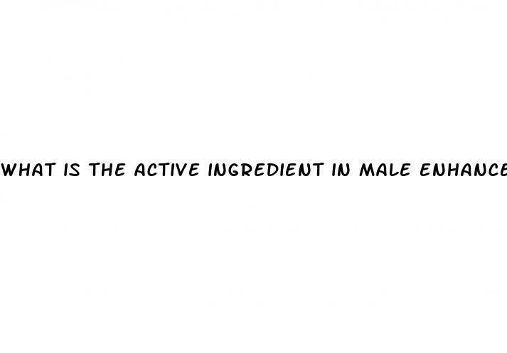what is the active ingredient in male enhancement pills