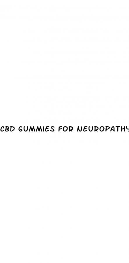 cbd gummies for neuropathy