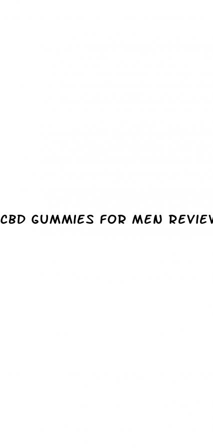 cbd gummies for men review