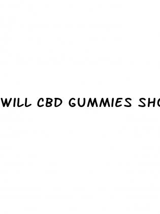 will cbd gummies show up on a urine drug test