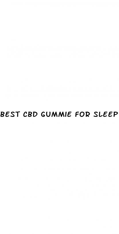 best cbd gummie for sleep