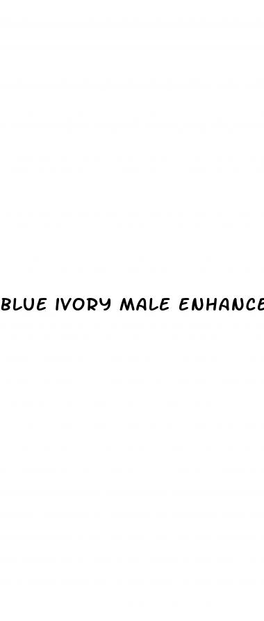 blue ivory male enhancement pill