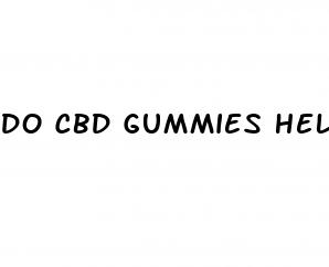 do cbd gummies help with pain