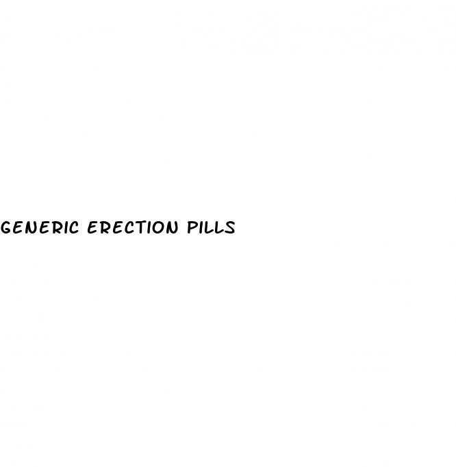 generic erection pills