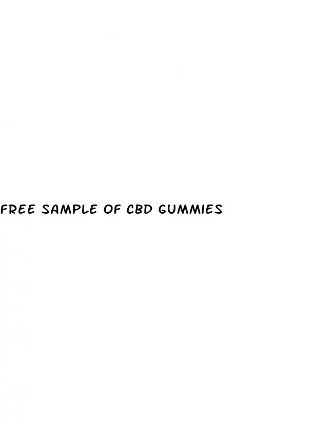 free sample of cbd gummies