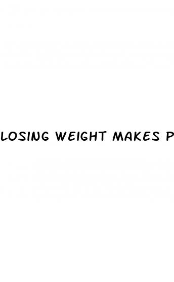 losing weight makes penis look bigger