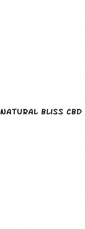 natural bliss cbd gummies for ed