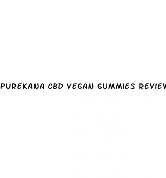 purekana cbd vegan gummies review