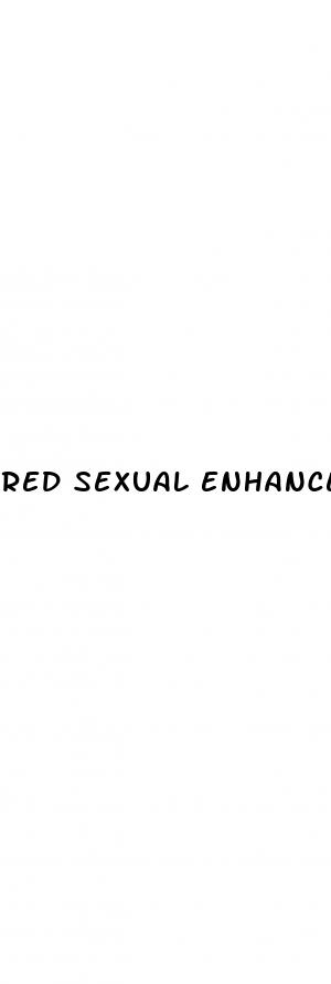 red sexual enhancement pills